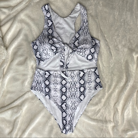 Women’s High Waisted One Piece Swimsuit - Picture 9 of 9
